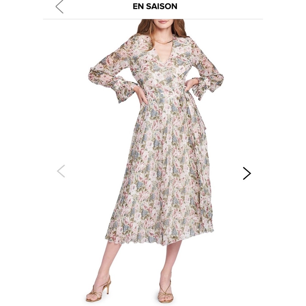 Ensaison pleated midi dress